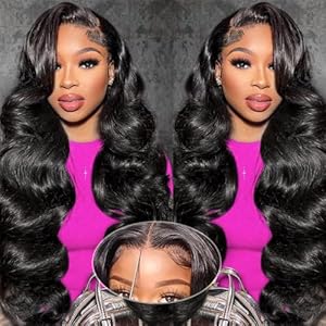 Msgem 6x6 HD Transparent Lace Closure Wig Wear&Go Glueless Wig 180% Human Hair for Balck Women - Msgem Hair