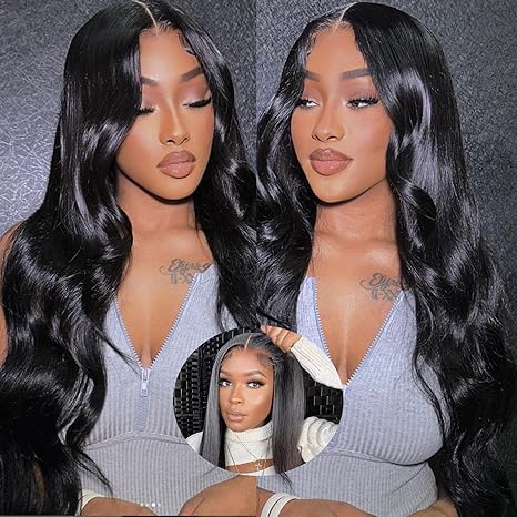 Msgem 6x6 HD Transparent Lace Closure Wig Wear&Go Glueless Wig 180% Human Hair for Balck Women - Msgem Hair