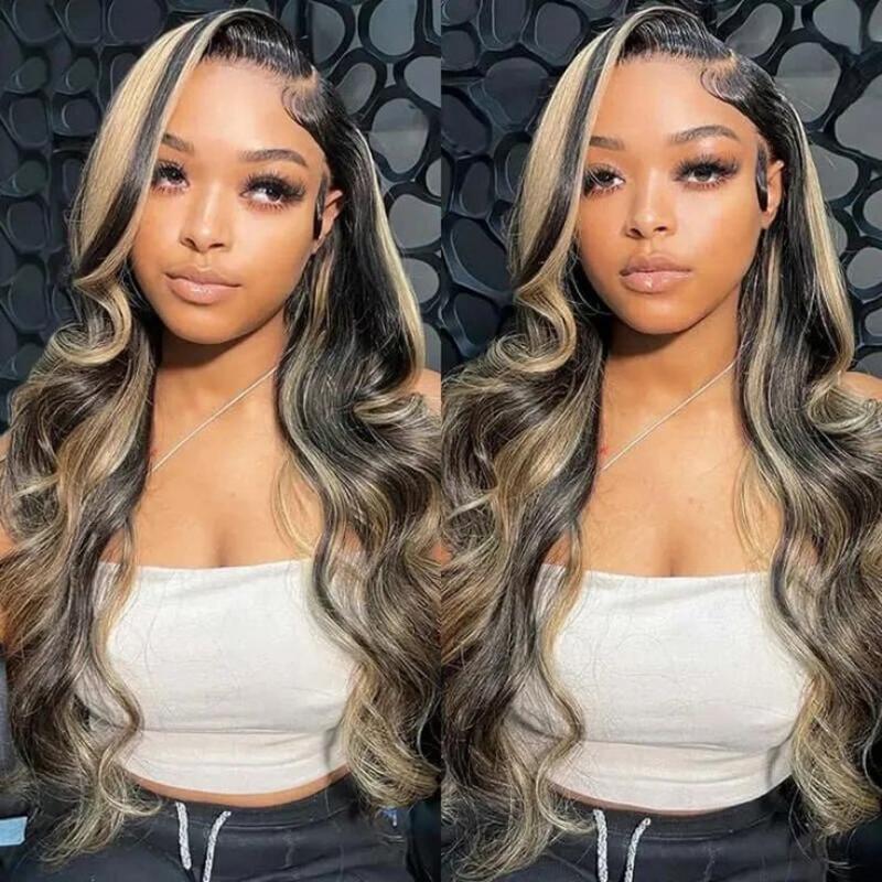 Msgem 7x5 Glueless Wigs Body Wave Human Hair Wigs HD Transparent Lace P1B/27 Colored Wig - Msgem Hair