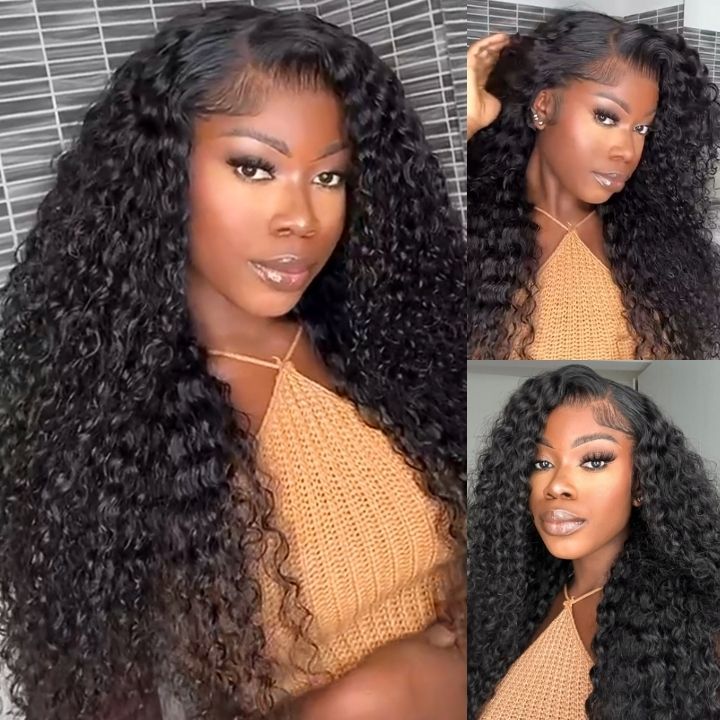 Msgem Best Glueless Wigs 7x5 Lace Closure Wig Pre - pleached Knots 180% Hair Density Curly Hair Wig - Msgem Hair