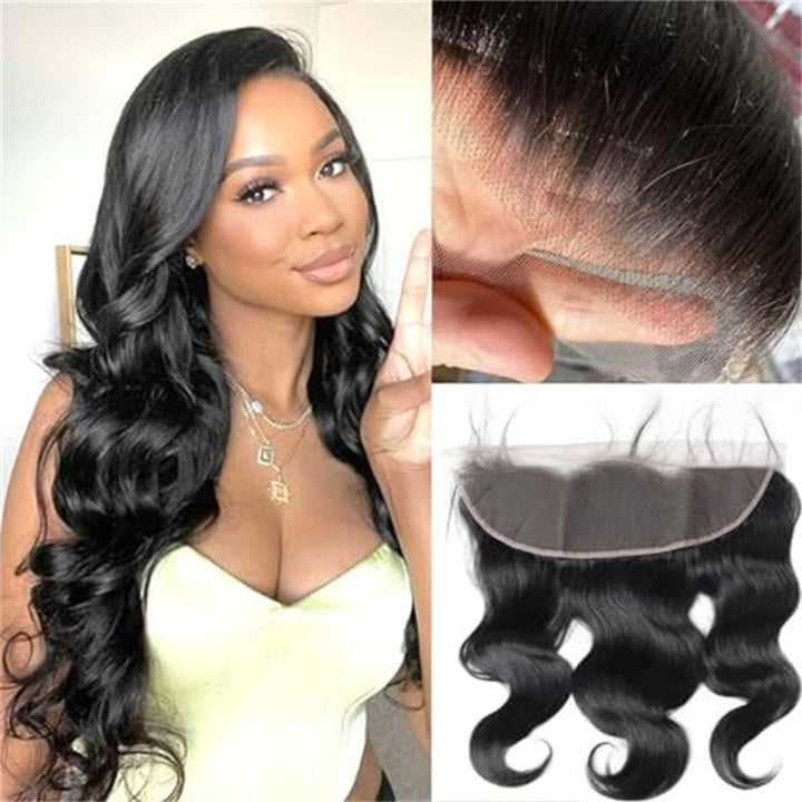 Msgem Body Wave 13x4 HD Lace Frontal Brazilian Virgin Hair Ear to Ear Lace Frontal Closure - Msgem Hair