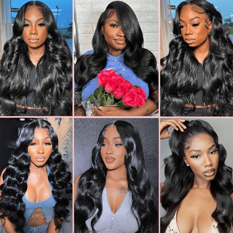 Msgem Body Wave 3 Bundles With 4x4 Lace Closure Human Hair Extensions - Msgem Hair
