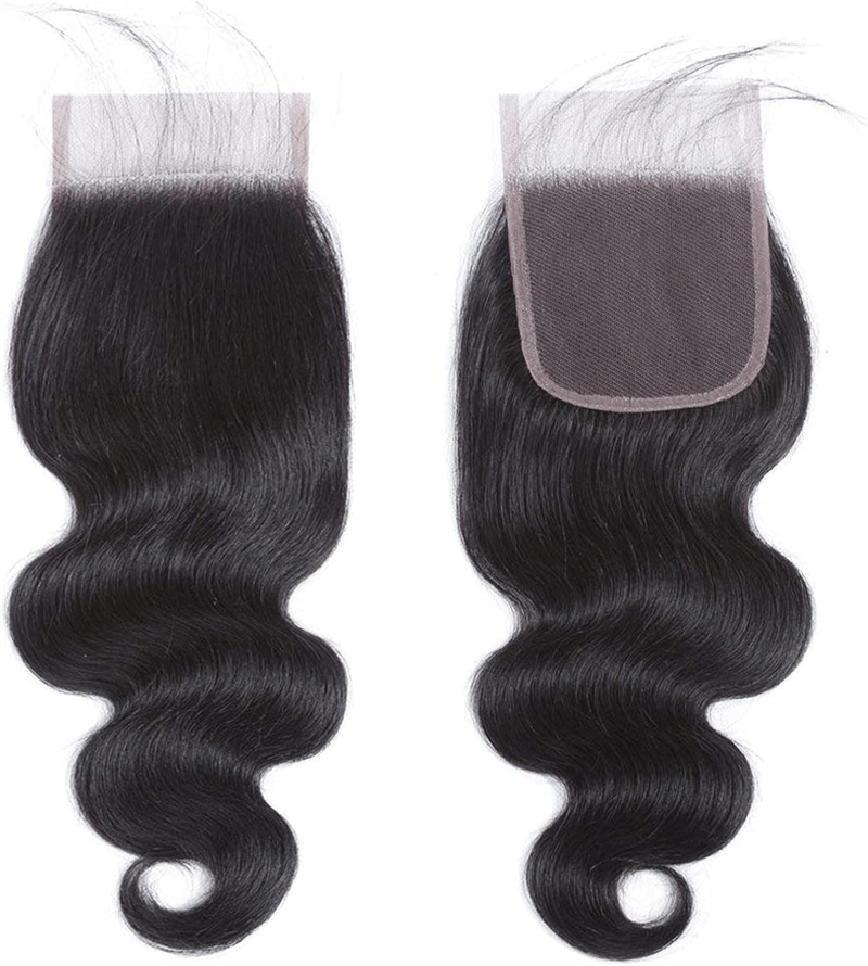 Msgem Body Wave 3 Bundles With 4x4 Lace Closure Human Hair Extensions - Msgem Hair