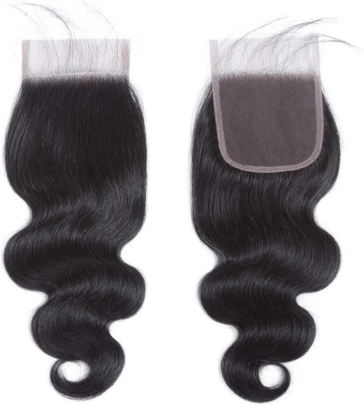 Msgem Body Wave 3 Bundles With 4x4 Lace Closure Human Hair Extensions - Msgem Hair
