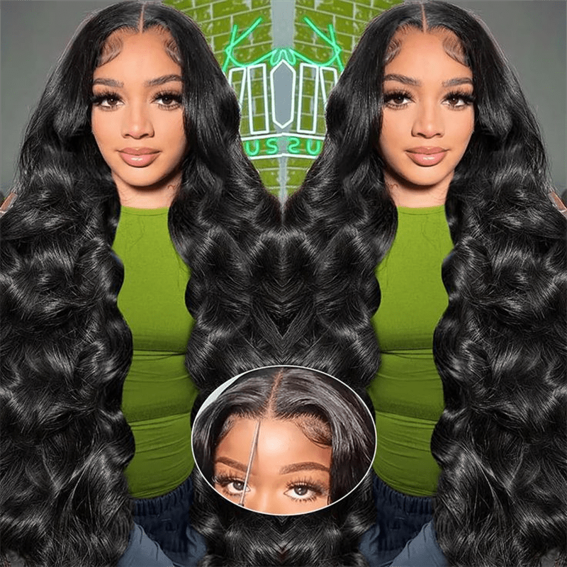 Msgem Body Wave 7x5 Lace Closure Wig Human Hair Bleached Knots Glueless Wig - Msgem Hair