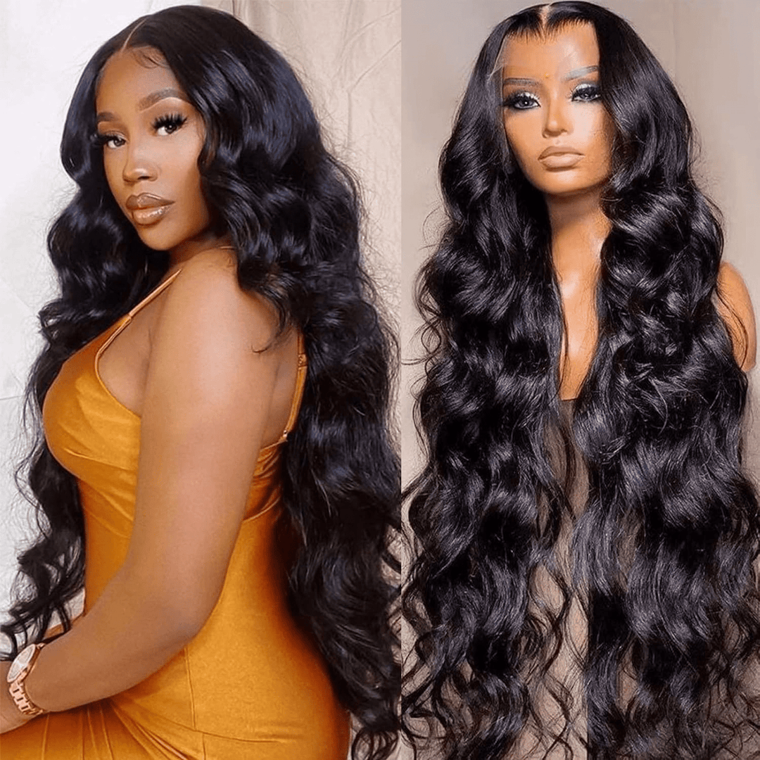 Msgem Body Wave 7x5 Lace Closure Wig Human Hair Bleached Knots Glueless Wig - Msgem Hair