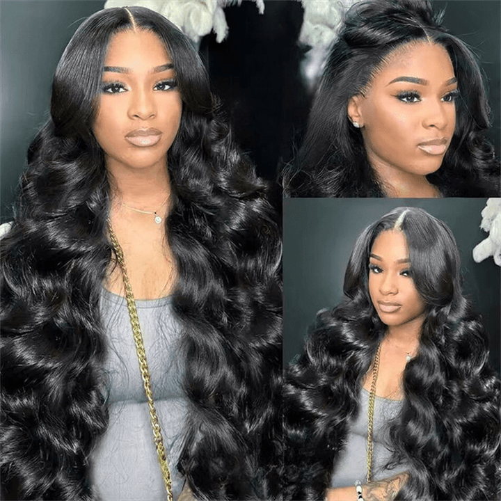 Msgem Body Wave 7x5 Lace Closure Wig Human Hair Bleached Knots Glueless Wig - Msgem Hair