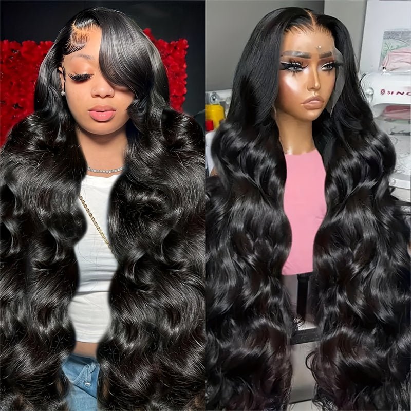 Msgem Body Wave Lace Front Wigs 13x6 HD Transparent Lace Frontal Wig Human Hair for Women - Msgem Hair