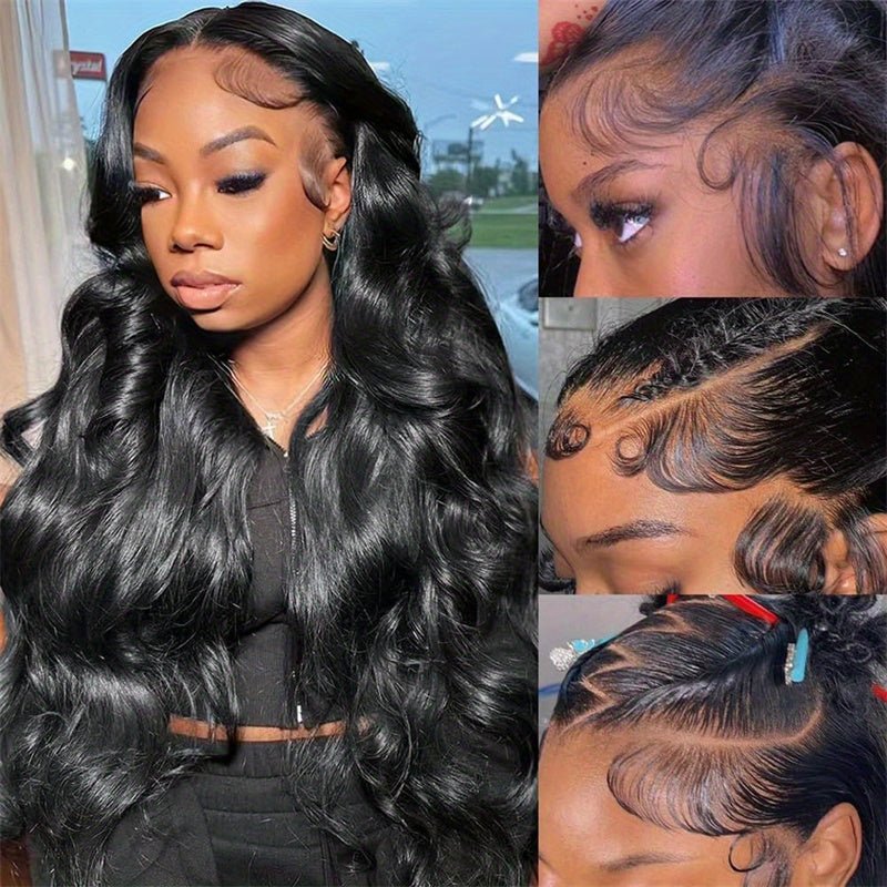Msgem Body Wave Lace Front Wigs 13x6 HD Transparent Lace Frontal Wig Human Hair for Women - Msgem Hair