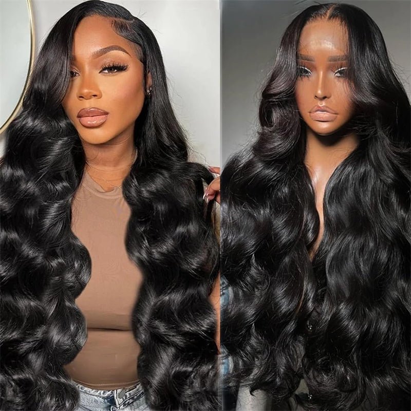 Msgem Body Wave Lace Front Wigs 13x6 HD Transparent Lace Frontal Wig Human Hair for Women - Msgem Hair