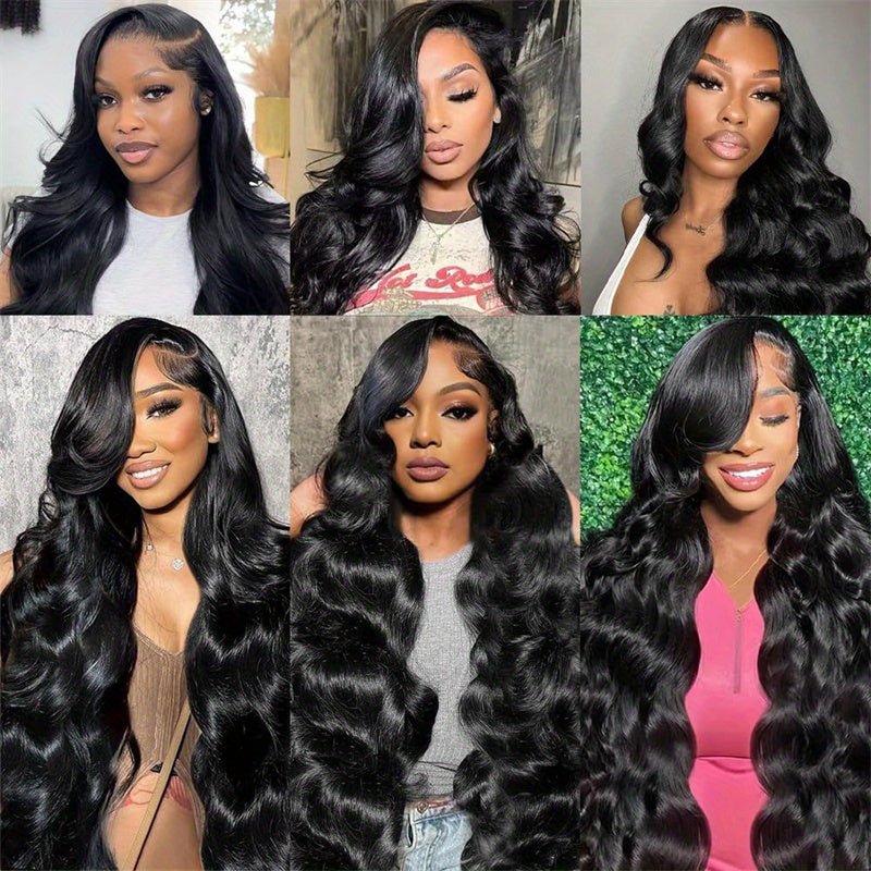 Msgem Body Wave Lace Front Wigs 13x6 HD Transparent Lace Frontal Wig Human Hair for Women - Msgem Hair