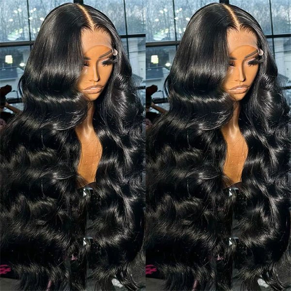 Msgem Bouncy Wave Human Hair Wigs 13x4 13x6 HD Invisible Lace Front Wig for Women - Msgem Hair