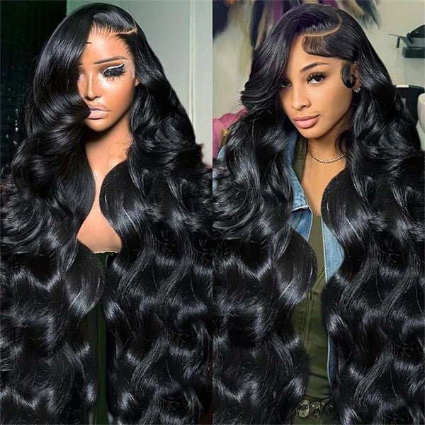 Msgem Bouncy Wave Human Hair Wigs 13x4 13x6 HD Invisible Lace Front Wig for Women - Msgem Hair