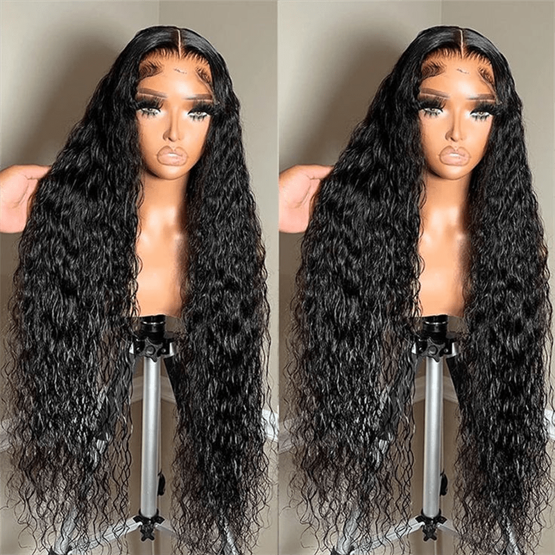 Msgem Brazilian 13x4 Lace Front Human Hair Wigs Water Wave With Baby Hair - Msgem Hair