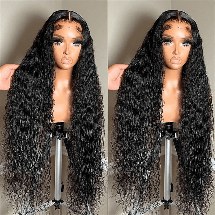 Msgem Brazilian 13x4 Lace Front Human Hair Wigs Water Wave With Baby Hair - Msgem Hair