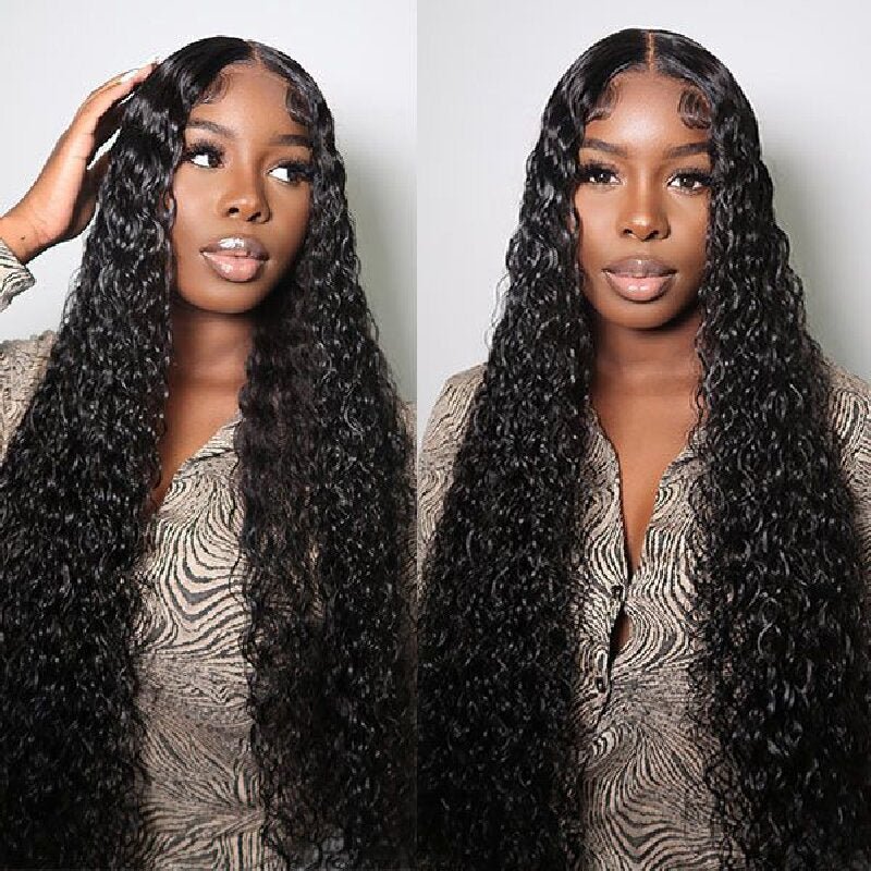 Msgem Brazilian 13x4 Lace Front Human Hair Wigs Water Wave With Baby Hair - Msgem Hair