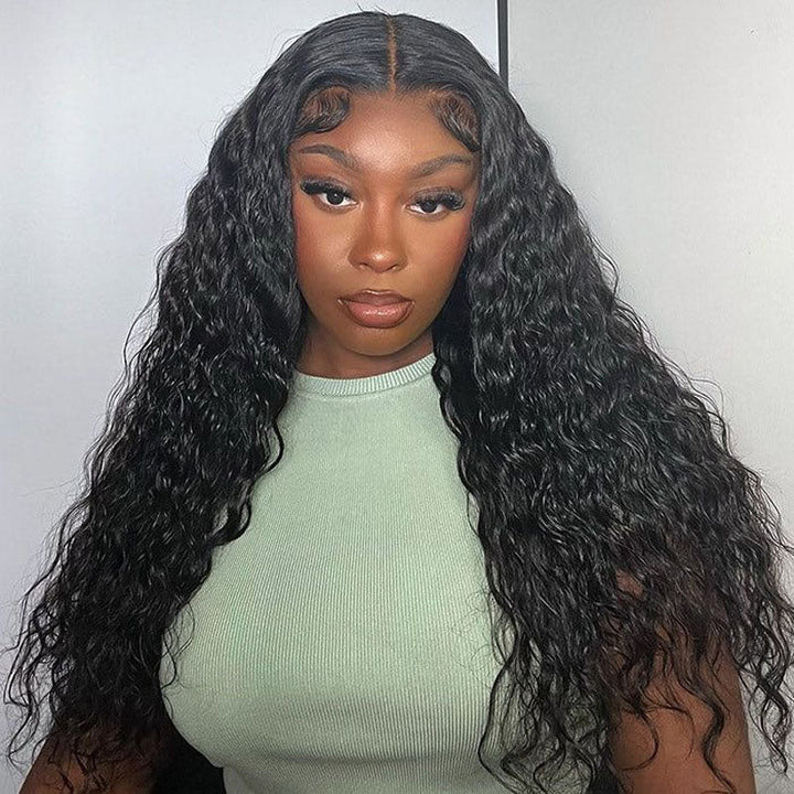 Msgem Brazilian 180% Density Human Hair Wigs Water Wave 13x4 Lace Front Wigs Human Hair - Msgem Hair