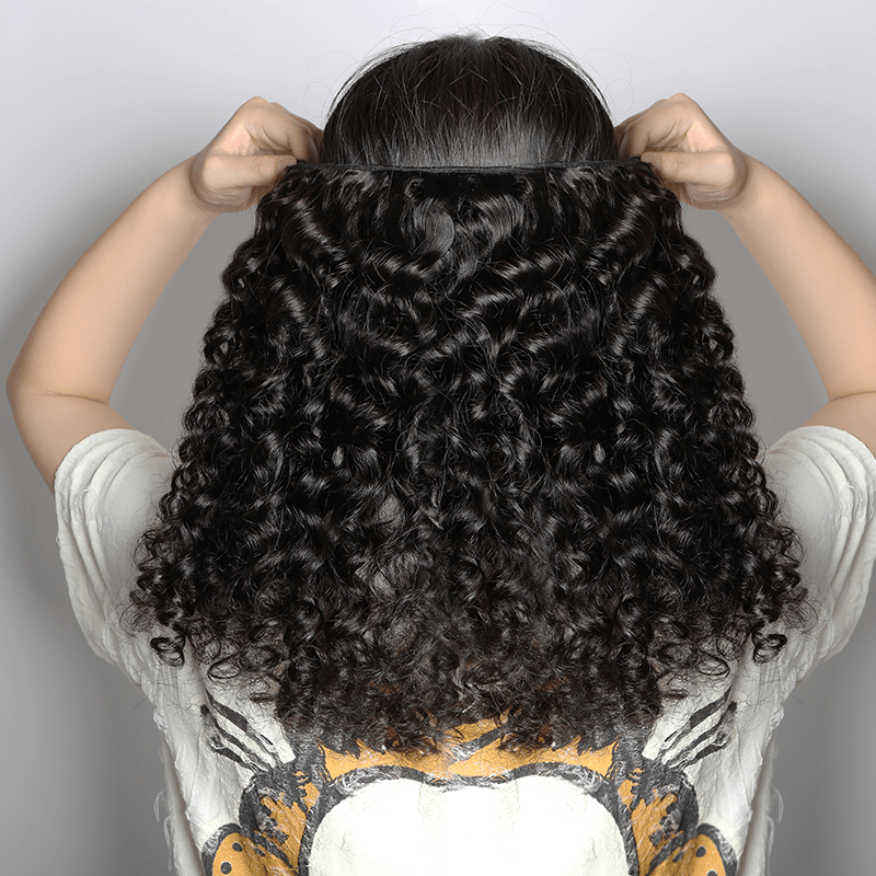 Msgem Brazilian Hair Ocean Spiral Bundles for Black Women Loose Deep Curl Human Hair Bundles - Msgem Hair