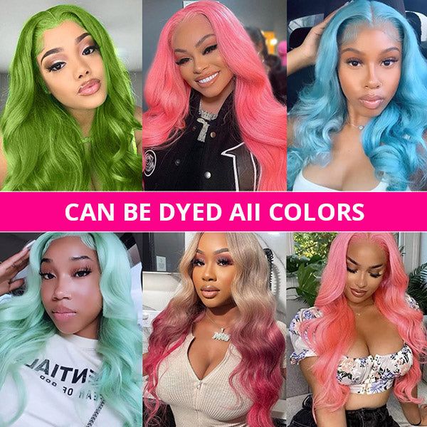 Msgem Breathable HD Transparent Lace Wig Body Wave 13x6 Lace Frontal Wig Human Hair for Black Women - Msgem Hair