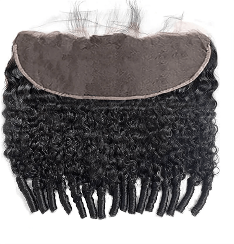 Msgem Burmese Curly 13x4 Transparent HD Lace Frontal Virgin Human Hair - Msgem Hair