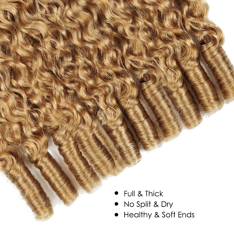 Msgem Burmese Curly Human Hair Bundles 27 Color Tangle Free Virgin Hair Extensions - Msgem Hair