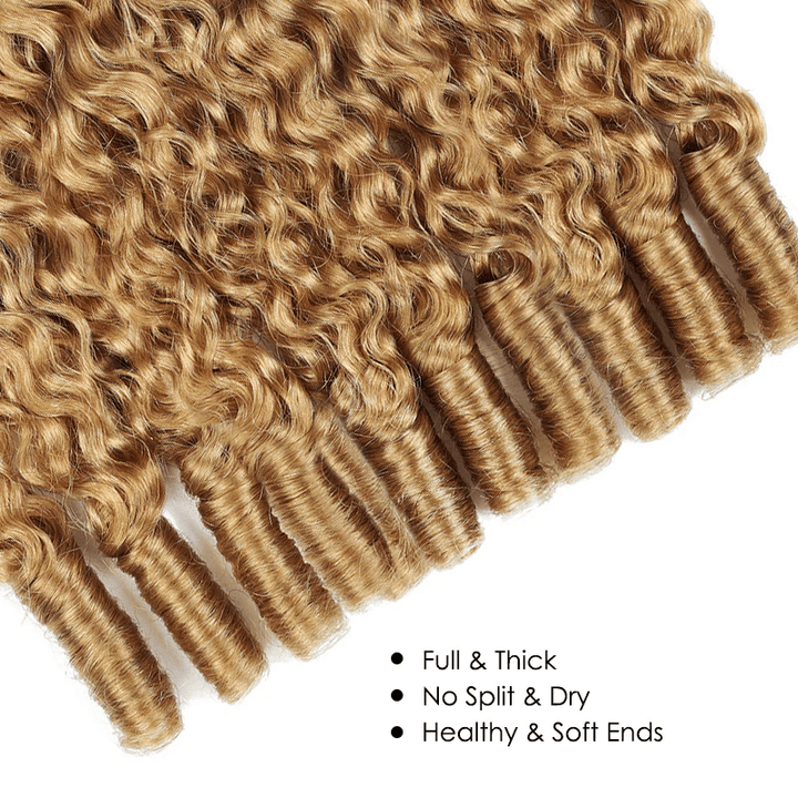 Msgem Burmese Curly Human Hair Bundles 27 Color Tangle Free Virgin Hair Extensions - Msgem Hair