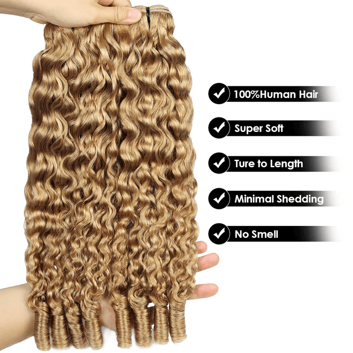 Msgem Burmese Curly Human Hair Bundles 27 Color Tangle Free Virgin Hair Extensions - Msgem Hair