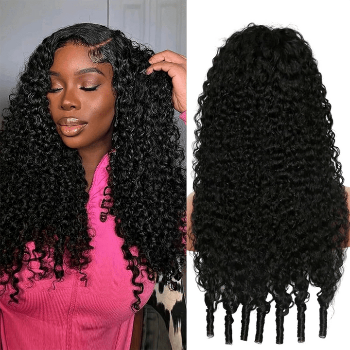 Msgem Burmese Curly Human Hair Wigs 4x4 6x6 Transparent Lace Closure Wig Vietnamese Hair - Msgem Hair