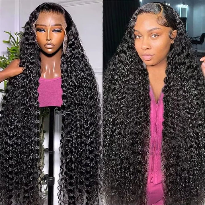 Msgem Burmese Curly Wave Wigs 250% 13x6 Full HD Lace Front Wig Human Hair Natural Hairline - Msgem Hair