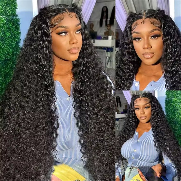 Msgem Burmese Curly Wave Wigs 250% 13x6 Full HD Lace Front Wig Human Hair Natural Hairline - Msgem Hair