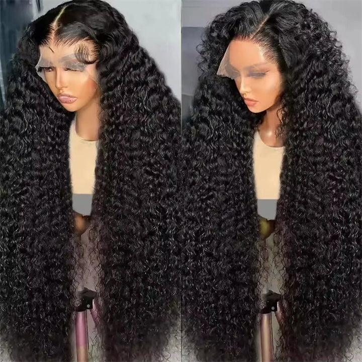 Msgem Burmese Curly Wave Wigs 250% 13x6 Full HD Lace Front Wig Human Hair Natural Hairline - Msgem Hair