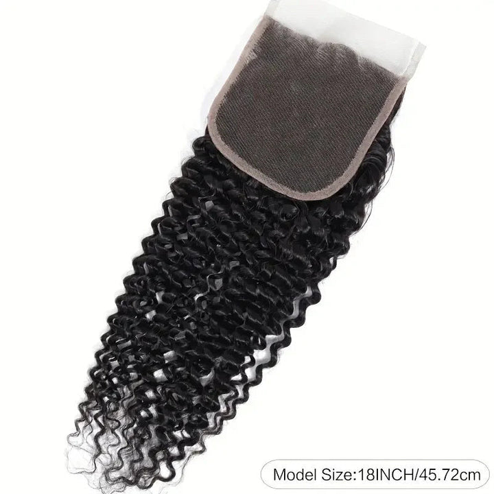 Msgem Curly 4*4 Lace Closure Virgin Human Hair - Msgem Hair