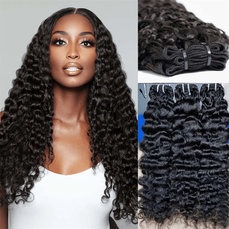 Msgem Curly Human Hair 3 Bundles Burmese Pix Curls Bundles Raw Virgin Hair Weave For Women - Msgem Hair