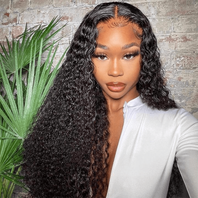 Msgem Curly Wave 13x6 Lace Frontal Human Hair Wigs 210% Limited Deals - Msgem Hair