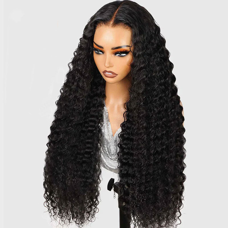 Msgem Deep Wave Human Hair Transaprent Lace Front Wigs 300% Density Luxury Custom Wigs - Msgem Hair