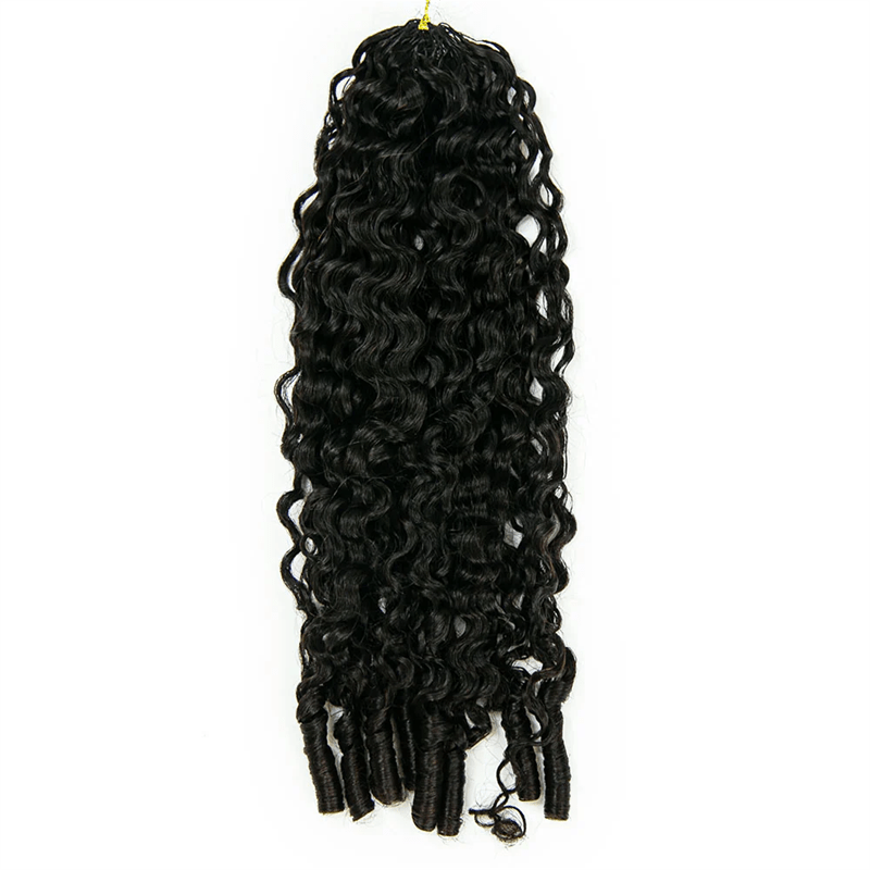 Msgem Feather Crochet Hair Extension Burmese Curly Human Hair - Msgem Hair