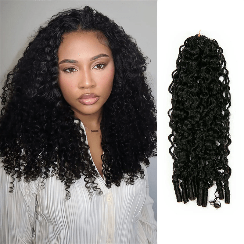 Msgem Feather Crochet Hair Extension Burmese Curly Human Hair - Msgem Hair