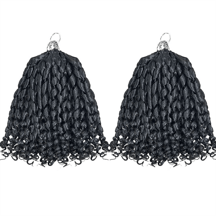Msgem Feather Crochet Hair Extension Pixie Curly Human Hair - Msgem Hair