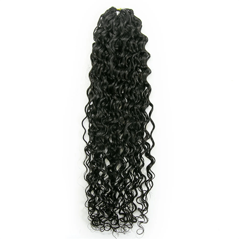 Msgem Feather Crochet Hair Extension Water Wave Human Hair - Msgem Hair