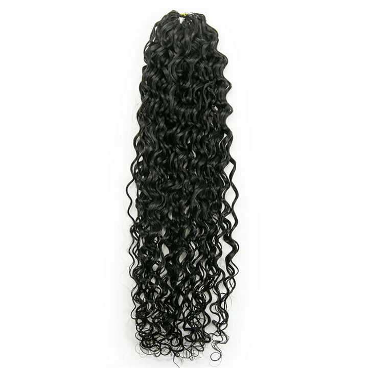 Msgem Feather Crochet Hair Extension Water Wave Human Hair - Msgem Hair