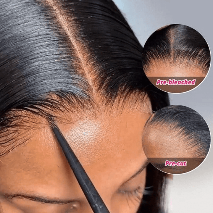 Msgem Flower Curly Glueless Wigs Double Drawn Romantic Bouncy Wave 5x5 Human Hair Wigs - Msgem Hair