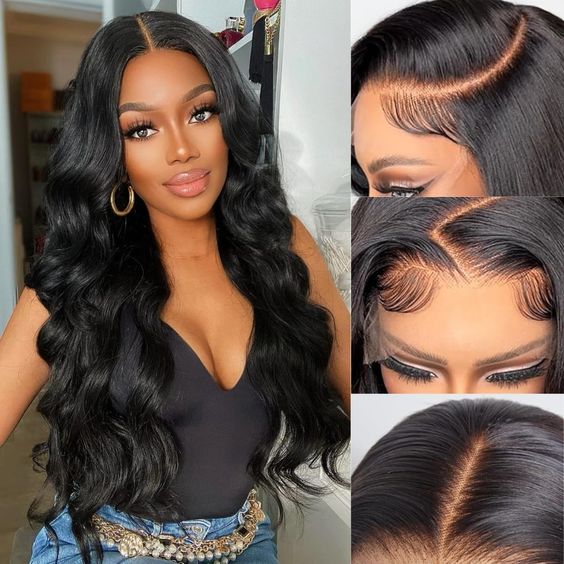 Msgem Full Lace Human Hair Wigs Body Wave Wigs Pre Plucked Natural Hairline with Baby Hair - Msgem Hair