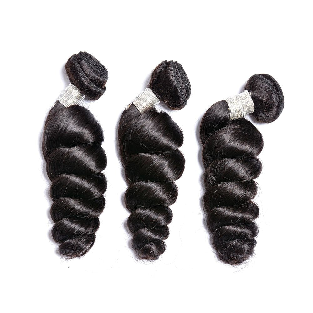 Msgem Hair Indian 3 Bundles Loose Wave Hair Weave - Msgem Hair