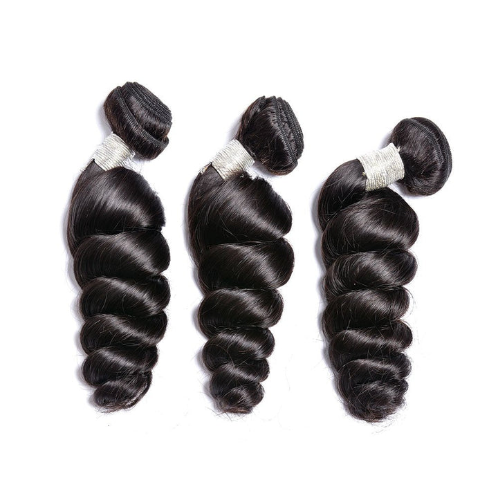 Msgem Hair Indian 3 Bundles Loose Wave Hair Weave - Msgem Hair