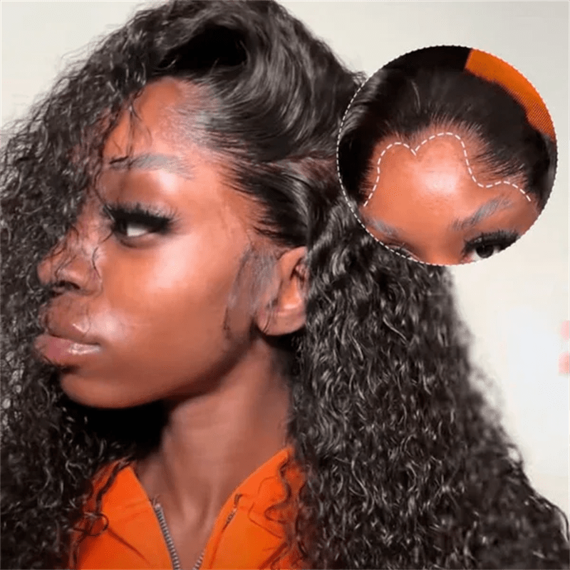 Msgem Lagos Hairline Water Wave 13x6 Invisible Lace Frontal Wigs Human Hair - Msgem Hair