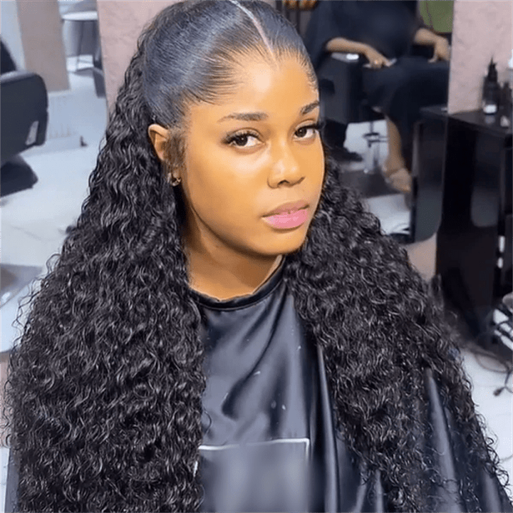 Msgem Lagos Hairline Water Wave 13x6 Invisible Lace Frontal Wigs Human Hair - Msgem Hair