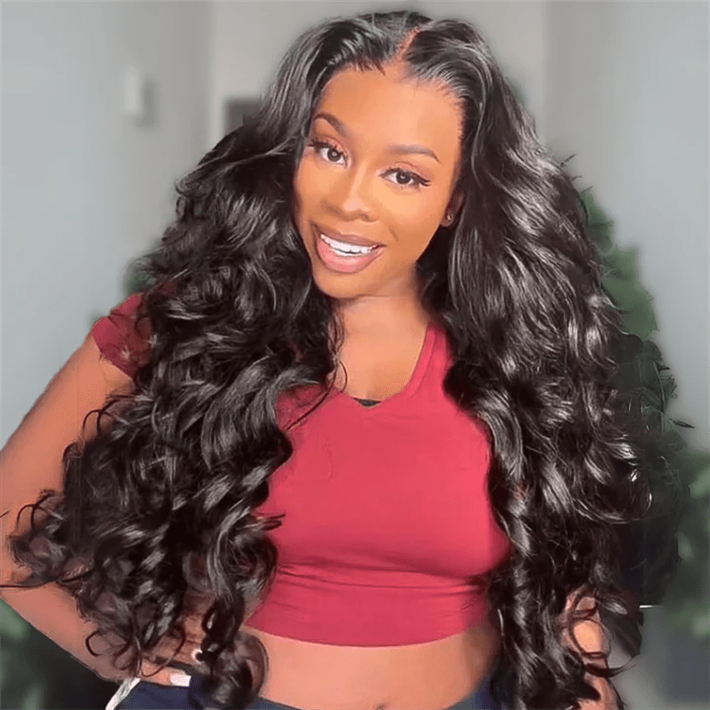 Msgem Loose Wave 13x4 Lace Front Human Hair Wigs 180% Limited Deals - Msgem Hair
