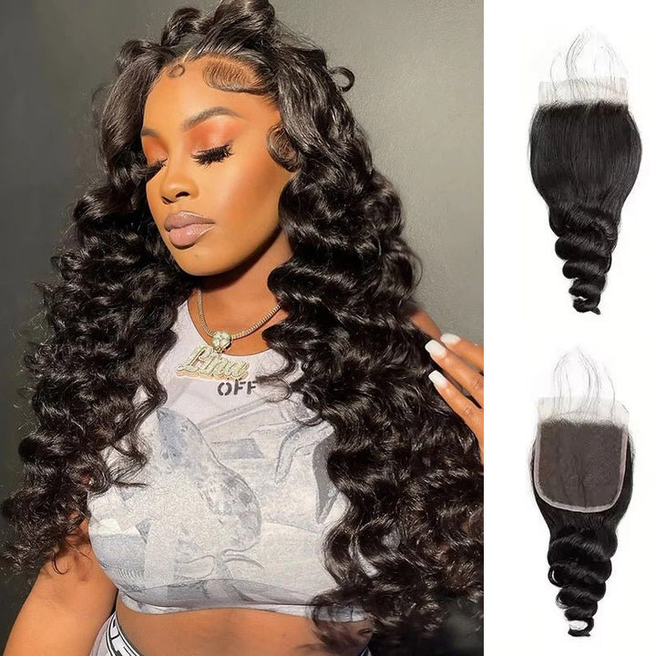 Msgem Loose Wave HD Lace 4*4 Lace Closure Virgin Human Hair - Msgem Hair