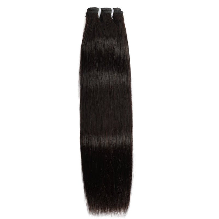 Msgem Malaysian Silky Straight Human Hair 1 Bundle Natural Black - Msgem Hair