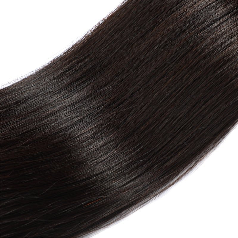 Msgem Malaysian Silky Straight Human Hair 1 Bundle Natural Black - Msgem Hair